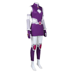 Cosplay Costume Starfire Teen Titans TV Cosplay Robe Violette Femme