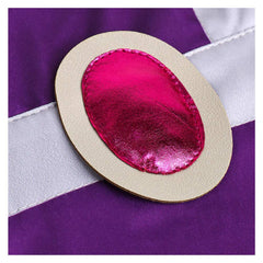 Cosplay Costume Starfire Teen Titans TV Cosplay Robe Violette Femme