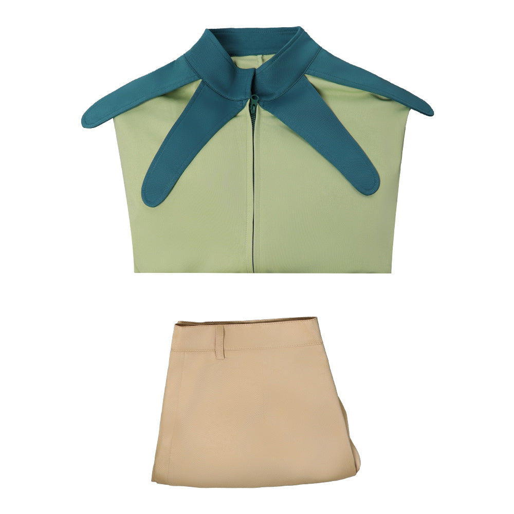 Cosplay Costume Steven Steel JJBA 7(2026) Anime Cosplay Tenue Verte et Marron Homme