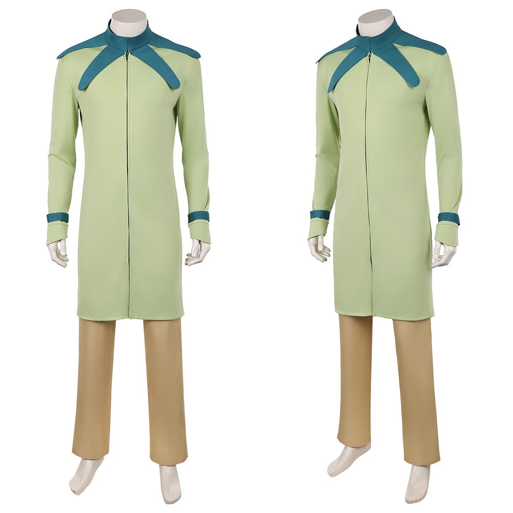 Cosplay Costume Steven Steel JJBA 7(2026) Anime Cosplay Tenue Verte et Marron Homme