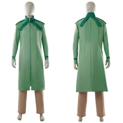 Cosplay Costume Steven Steel JJBA 7(2026) Anime Cosplay Tenue Verte Homme