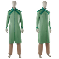 Cosplay Costume Steven Steel JJBA 7(2026) Anime Cosplay Tenue Verte Homme