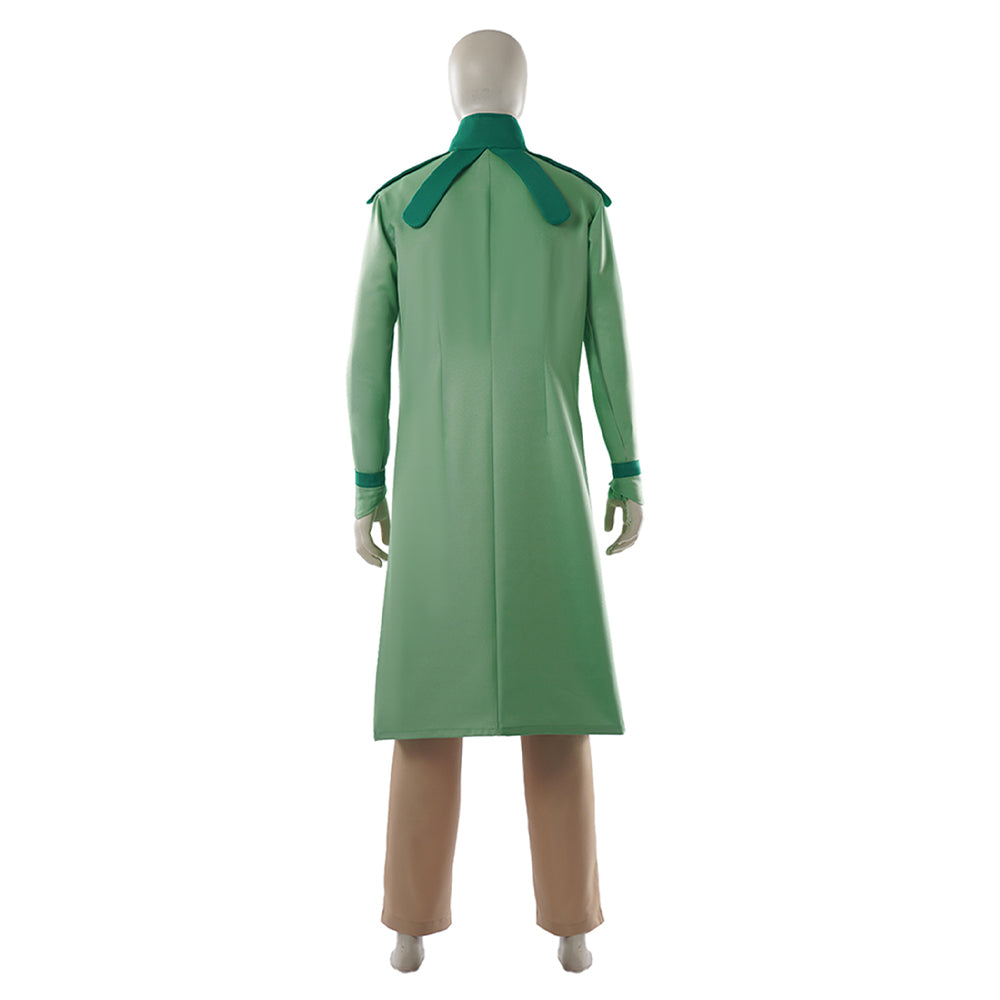 Cosplay Costume Steven Steel JJBA 7(2026) Anime Cosplay Tenue Verte Homme