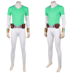 Cosplay Costume Stone Man Invincible 4(2026) TV Cosplay Tenue Verte et Blanche Homme