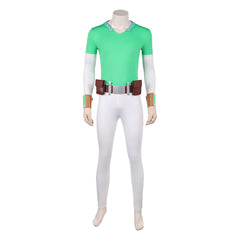 Cosplay Costume Stone Man Invincible 4(2026) TV Cosplay Tenue Verte et Blanche Homme