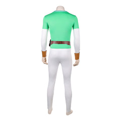 Cosplay Costume Stone Man Invincible 4(2026) TV Cosplay Tenue Verte et Blanche Homme