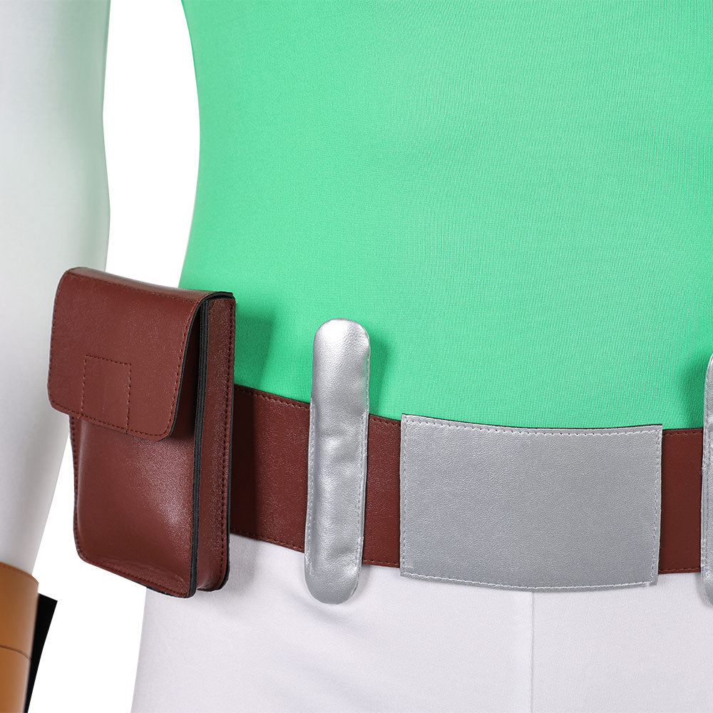 Cosplay Costume Stone Man Invincible 4(2026) TV Cosplay Tenue Verte et Blanche Homme