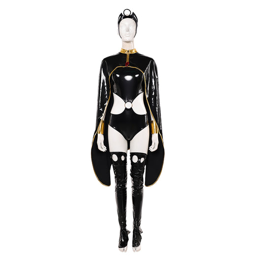 Cosplay Costume Storm X-Men '97 Saison 2(2026) TV Cosplay Tenue Noire de Cuir Femme