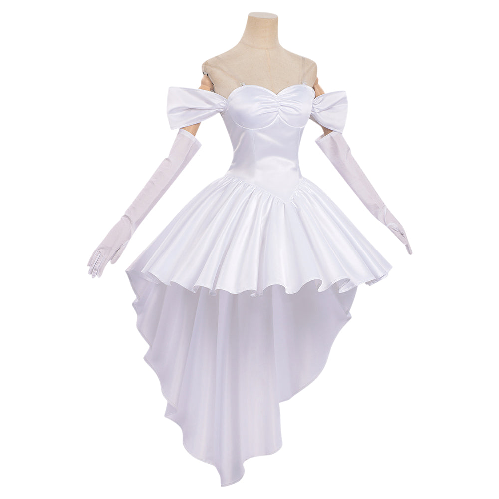 Cosplay Costume Sua Alien Stage(2026) TV Cosplay Robe de Mariée Blanche Femme
