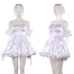 Cosplay Costume Sua Zombie Stage Alien Stage(2026) TV Cosplay Robe Blanche Femme Ver.2
