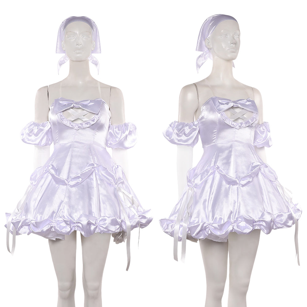 Cosplay Costume Sua Zombie Stage Alien Stage(2026) TV Cosplay Robe Blanche Femme Ver.2