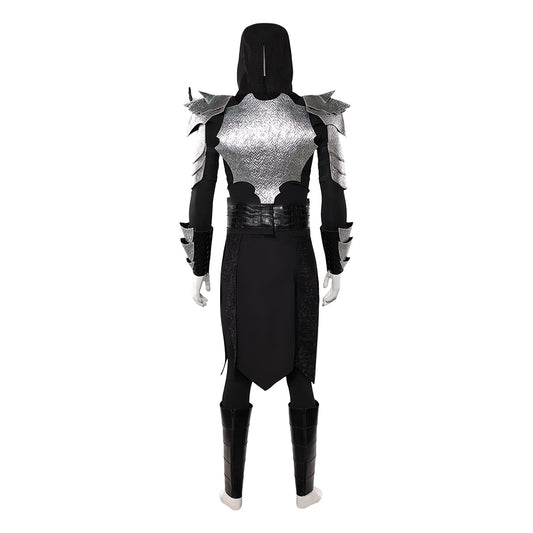 Cosplay Costume Sub Zero Mortal Kombat 2 Film Cosplay Tenue Noire Homme