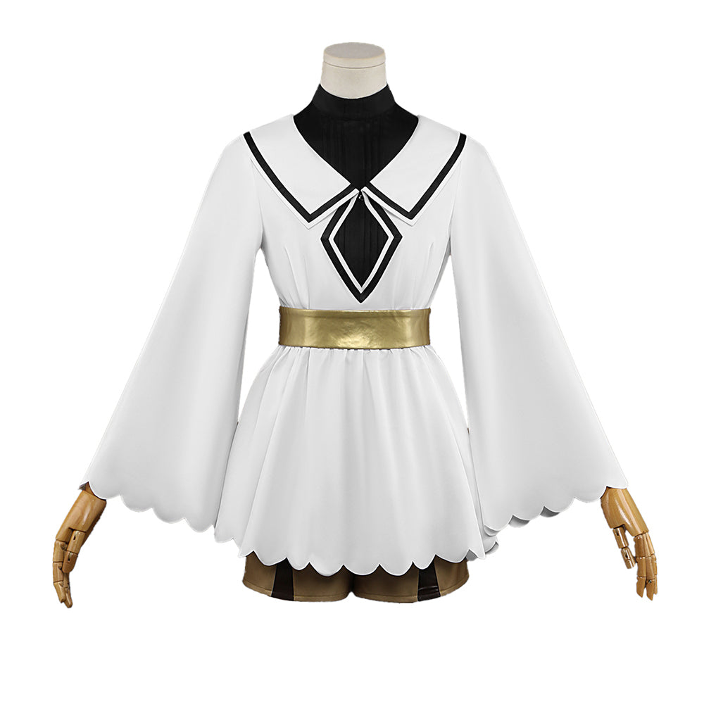 Cosplay Costume Sylphiette Mushoku Tensei: Jobless Reincarnation Saison 3(2026) Anime Cosplay Robe Verte et Blanche Femme