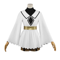 Cosplay Costume Sylphiette Mushoku Tensei: Jobless Reincarnation Saison 3(2026) Anime Cosplay Robe Verte et Blanche Femme
