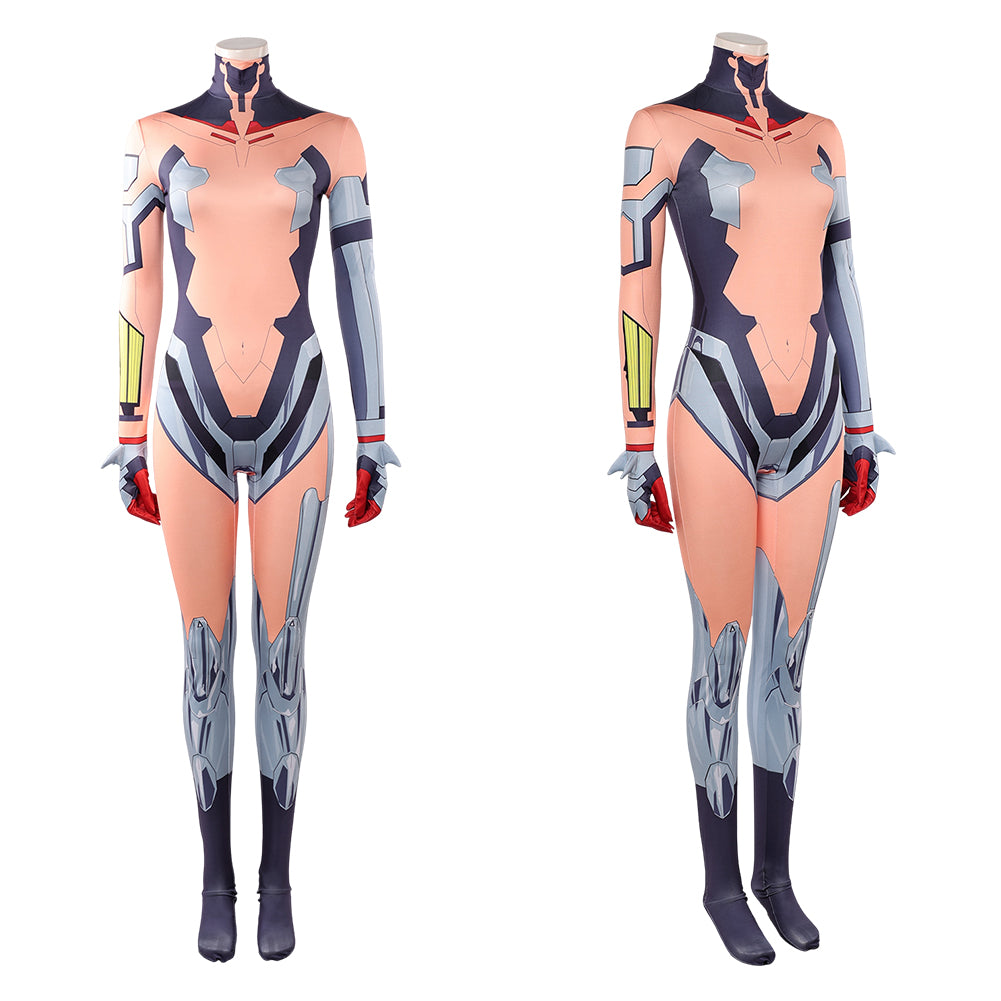 Cosplay Costume Talia Yang Cyberpunk: Edgerunners 2(2026) TV Cosplay Combinaison Orange et Grise Femme