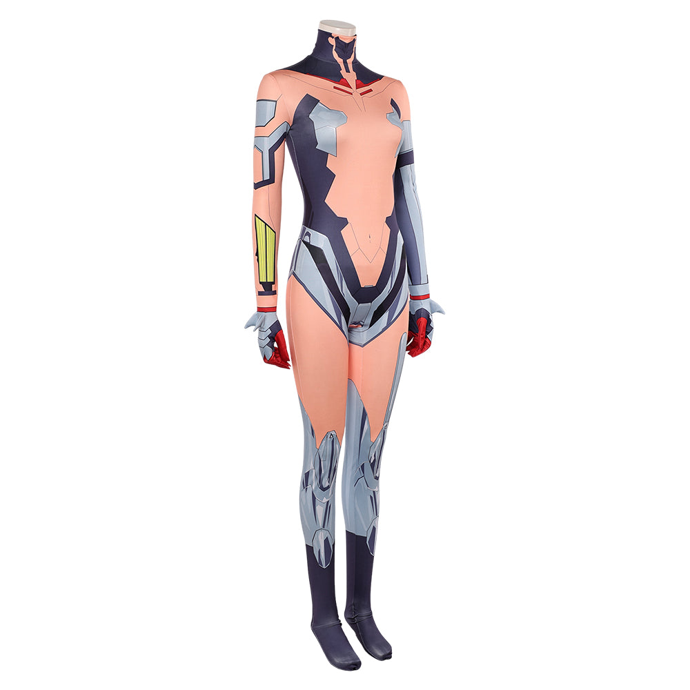 Cosplay Costume Talia Yang Cyberpunk: Edgerunners 2(2026) TV Cosplay Combinaison Orange et Grise Femme