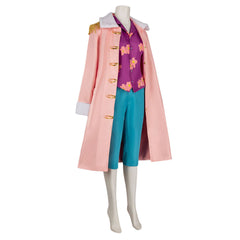 Cosplay Costume Tashigi One Piece Live Action 2(2026) TV Cosplay Tenue Rose et Bleue Femme