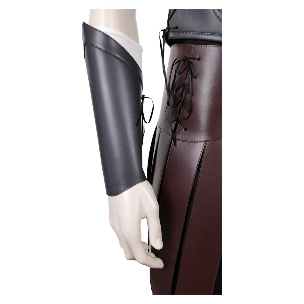 Cosplay Costume Telemachus The Odyssey(2026) Film Cosplay Tenue Noire de Cuir Homme