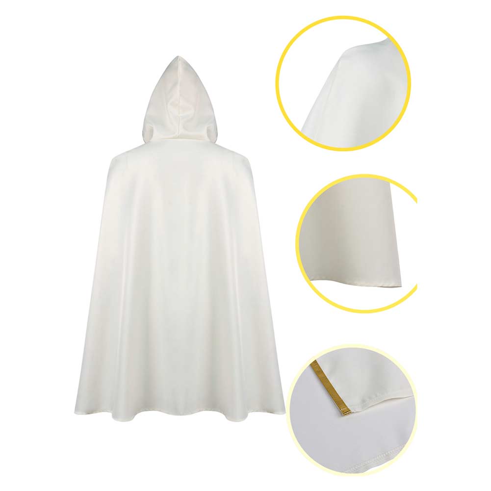 Cosplay Costume Temenos Mistral Octopath Traveler Jeu Cosplay Cape Blanche Homme