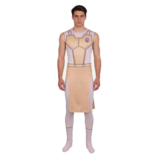 Cosplay Costume Thaedus Invincible 4(2026) TV Cosplay Combinaison Beige Homme