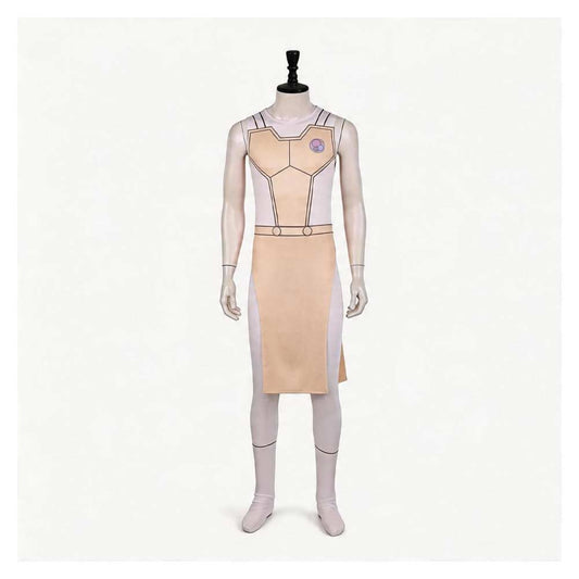 Cosplay Costume Thaedus Invincible 4(2026) TV Cosplay Combinaison Beige Homme