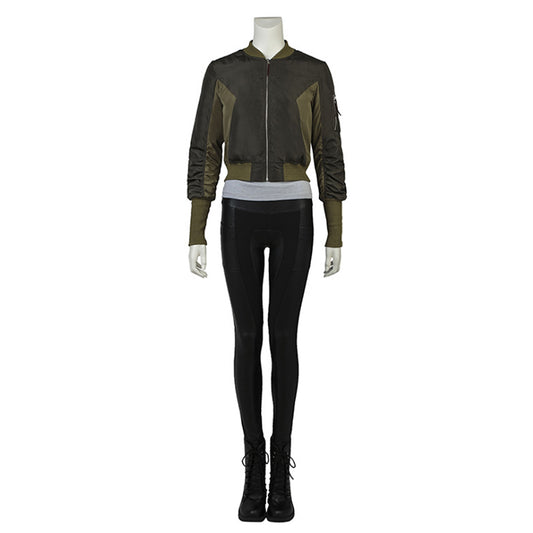 Cosplay Costume The Major Ghost in the Shell(2026) Anime Cosplay Tenue Marron Femme