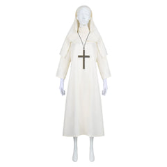Cosplay Costume The Nun Conjuring Film Cosplay Robe Blanche Femme