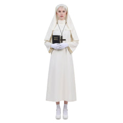 Cosplay Costume The Nun Conjuring Film Cosplay Robe Blanche Femme