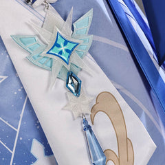 Cosplay Costume The Tsaritsa Genshin Impact Jeu Cosplay Robe Blanche et Bleue Femme