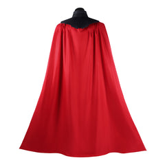 Cosplay Costume Thor Avengers 5(2026) Film Cosplay Combinaison+Cape Noire et Rouge Homme