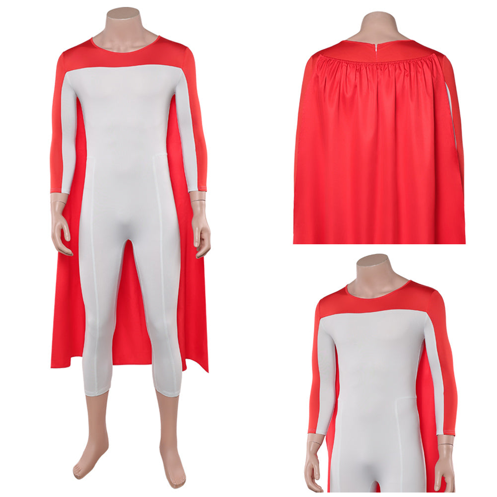 Cosplay Costume Thragg Invincible 4(2026) TV Cosplay Tenue Rouge et Grise Homme