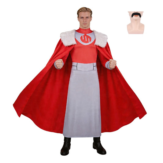 Cosplay Costume Thragg Invincible 4(2026) TV Cosplay Combinaison Rouge Homme