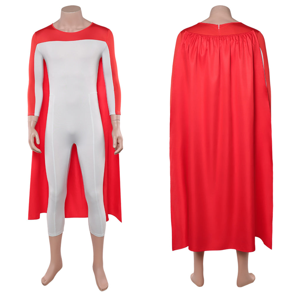 Cosplay Costume Thragg Invincible 4(2026) TV Cosplay Tenue Rouge et Grise Homme