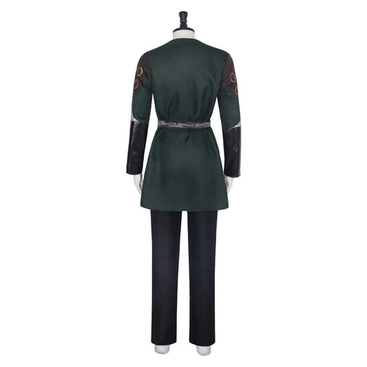 Cosplay Costume Thranduil The Lord of the Rings Film Cosplay Tenue Vert Foncé Homme