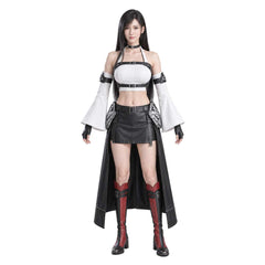 Cosplay Costume Tifa Lockhart Final Fantasy VII Revelation(2027) Jeu Cosplay Tenue Noire Femme