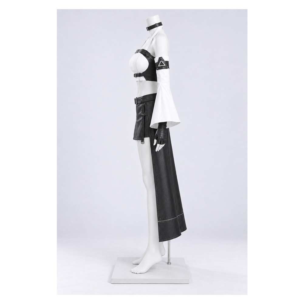 Cosplay Costume Tifa Lockhart Final Fantasy VII Revelation(2027) Jeu Cosplay Tenue Noire Femme