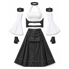Cosplay Costume Tifa Lockhart Final Fantasy VII Revelation(2027) Jeu Cosplay Tenue Noire Femme