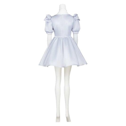 Cosplay Costume Tin Man Le Magicien d'Oz Film Cosplay Robe Argentée Femme
