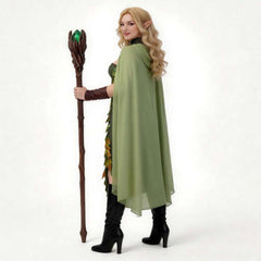 Cosplay Costume Titania Le Songe d'Une Nuit d'Eté Théâtre Cosplay Robe Verte Femme   
