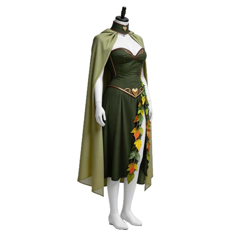 Cosplay Costume Titania Le Songe d'Une Nuit d'Eté Théâtre Cosplay Robe Verte Femme   