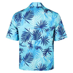 Cosplay Costume Tommy Vercetti GTA(2026) Jeu Cosplay Chemise Hawaïenne Bleue Homme