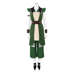 Cosplay Costume Toph Beifong Avatar Aang: The Last Airbender(2026) Film Cosplay Tenue Verte Femme