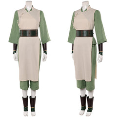 Cosplay Costume Toph Beifong Avatar: The Last Airbender 2(2026) TV Cosplay Tenue Beige et Verte Femme