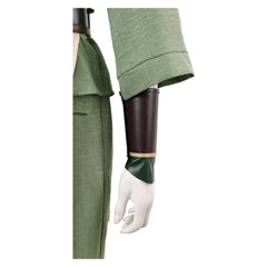 Cosplay Costume Toph Beifong Avatar: The Last Airbender 2(2026) TV Cosplay Tenue Beige et Verte Femme