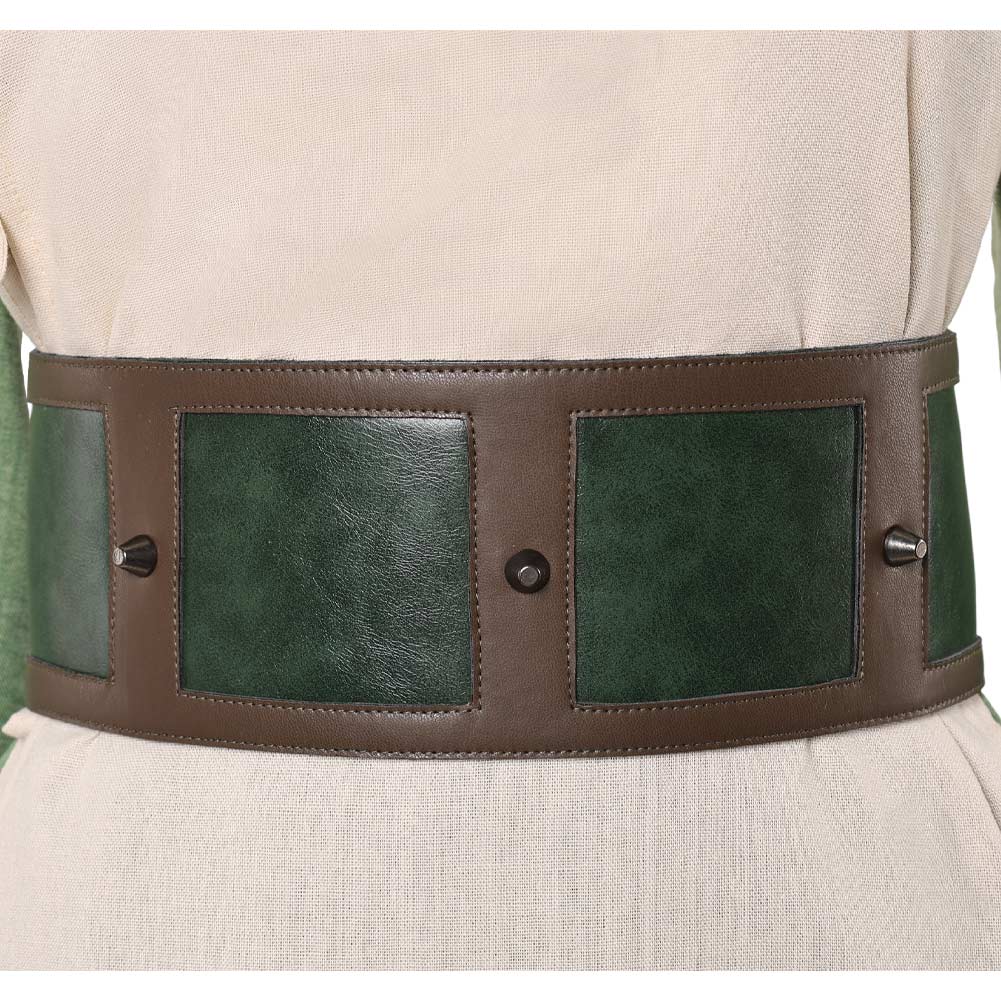 Cosplay Costume Toph Beifong Avatar: The Last Airbender 2(2026) TV Cosplay Tenue Beige et Verte Femme