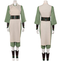 Cosplay Costume Toph Beifong Avatar: The Last Airbender 2(2026) TV Cosplay Tenue Beige et Verte Femme