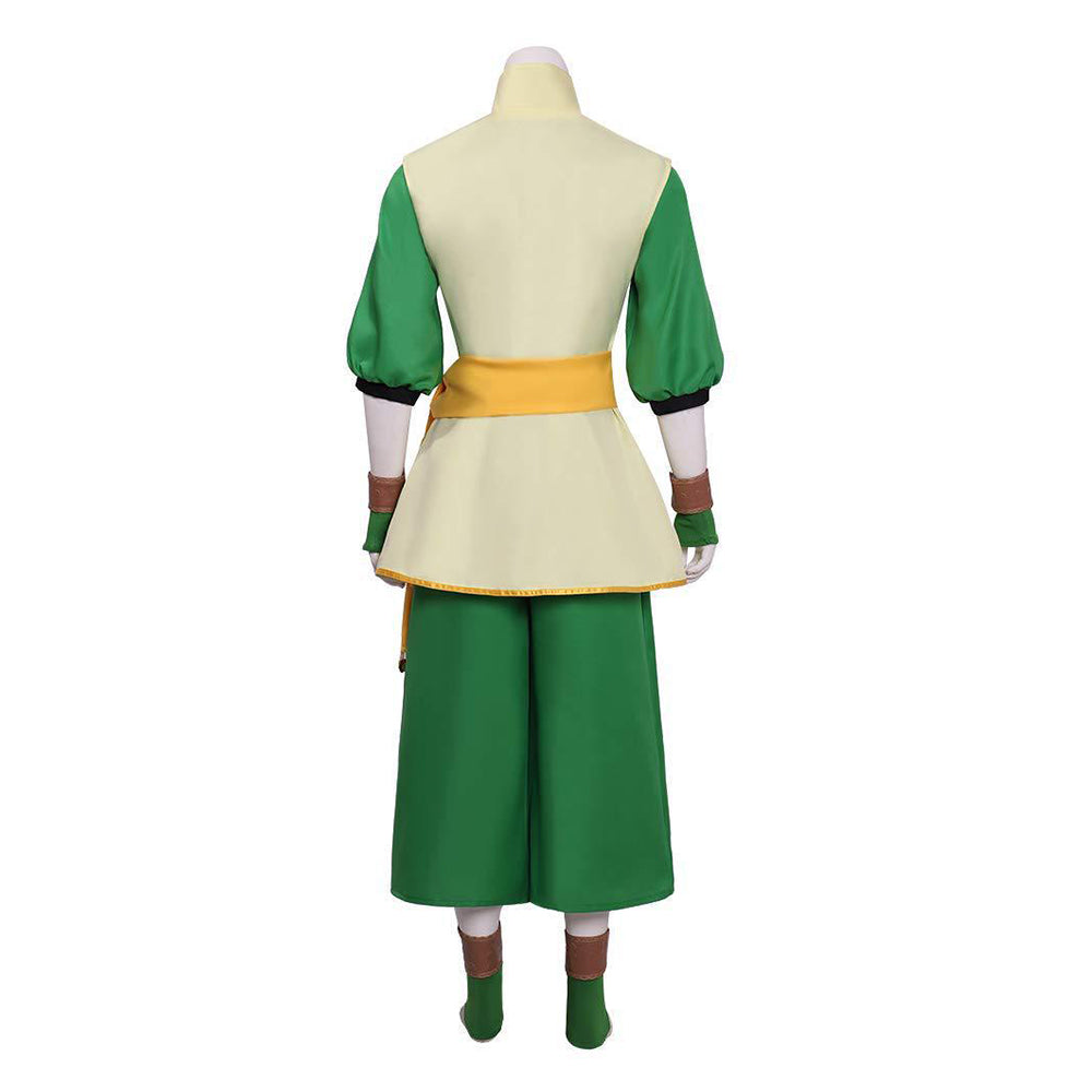 Cosplay Costume Toph Beifong Avatar: The Last Airbender Saison 2(2026) TV Cosplay Tenue Verte Femme