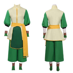 Cosplay Costume Toph Beifong Avatar: The Last Airbender Saison 2(2026) TV Cosplay Tenue Verte Femme
