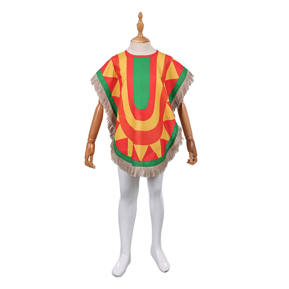 Cosplay Costume Tostarena The Super Mario Galaxy Movie(2026) Film Cosplay Cape Verte Enfant