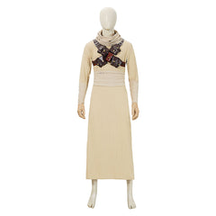 Cosplay Costume Tusken Raider La Guerre des Étoiles Film Cosplay Tenue Beige Homme